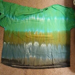 RARE Green Shades Tie-Dye Men's 5 Xl Short Sleeve Tee